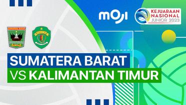 Putri: Sumatera Barat vs Kalimantan Timur - Full Match | Kejurnas Junior 2023