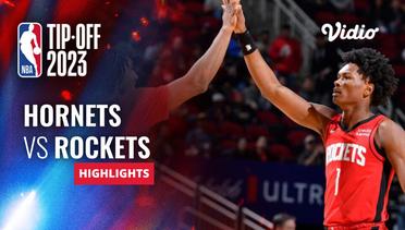 Charlotte Hornets vs Houston Rockets - Highlights | NBA Regular Season 2023/24