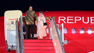 Presiden Jokowi dan Ibu Iriana Tiba di Tanah Air, Jakarta, 8 Juni 2023