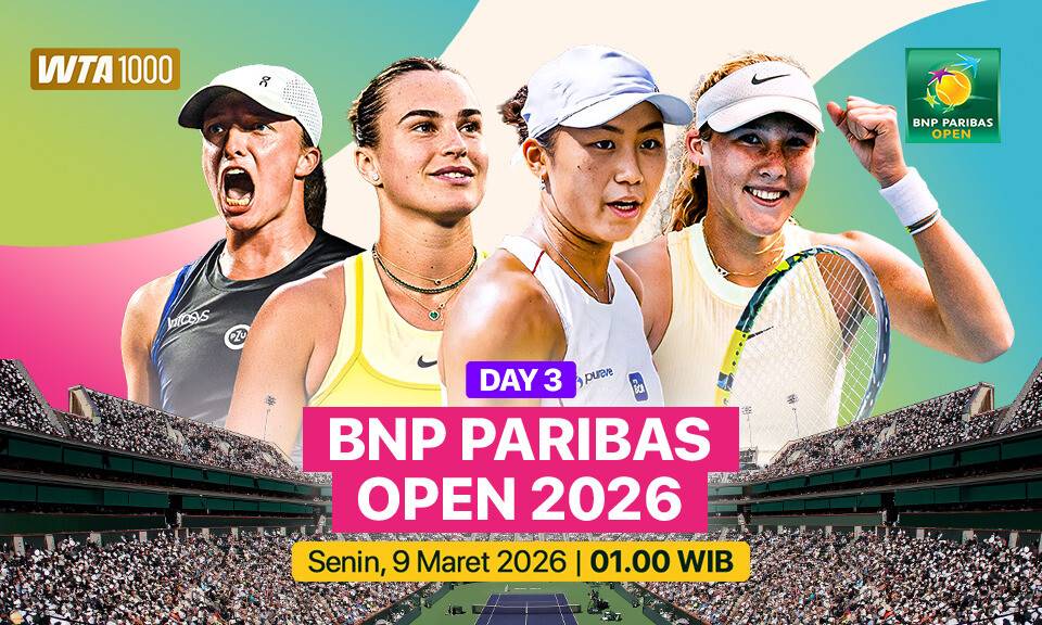 Day 3 - WTA 1000: BNP Paribas Open 2026