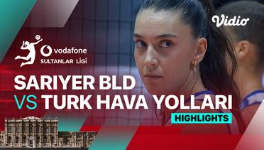 Sariyer BLD. vs Turk Hava Yollari - Highlights | Women's Turkish Volleyball League 2023/24