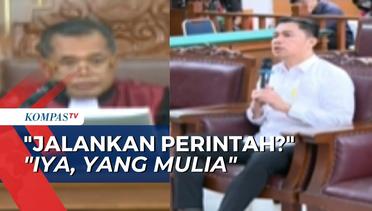 Mengaku Hanya Jalankan Perintah, Arif Rachman Dicecar Hakim Anggota di Sidang Perintangan Penyidikan