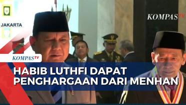 Menhan Prabowo Beri Penghargaan  Dharma Pertahanan Kepada Habib Luthfi