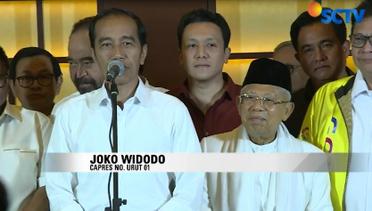 Jokowi: Terimakasih Relawan - Hitung Cepat Pilpres 2019