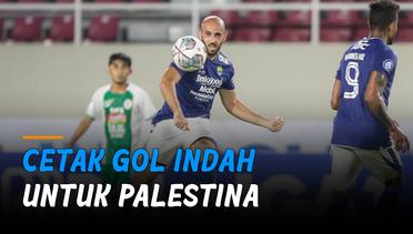 Bintang Persib Bandung Cetak Gol Indah untuk Palestina di FIFA Arab Cup 2021