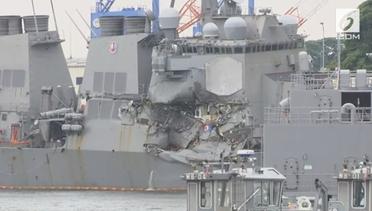 Tabrakan Kapal Perang, Tujuh Pelaut AS Tewas