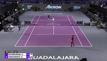 Match Highlights | Su-Wei Hsieh/Elise Mertens vs Shuko Aoyama/Ena Shibahara | Akron WTA Finals Guadalajara