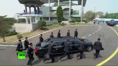 Iringan 'Paspampres' Lari Ikuti Mobil Kim Jong-un yang Menuai Kritik
