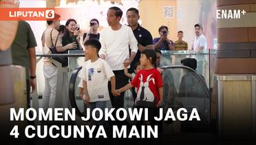 Jokowi Ajak 4 Cucunya Main di Mal Jakarta