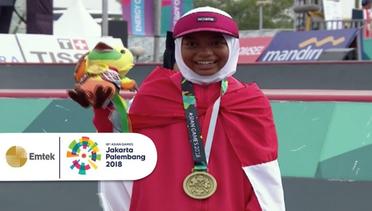 Atlet Skateboard Muda Indonesia Ukir Rekor dan Sabet Perunggu di Asian Games 2018
