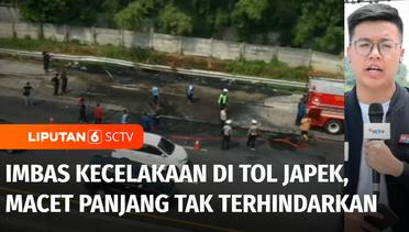 Live Report: Imbas Kecelakaan di Tol Jakarta-Cikampek, Macet Panjang Tak Terhindarkan | Liputan 6