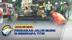 Perbaikan Jalan Jalur Mudik Lebaran di Sukabumi Terus Dilakukan