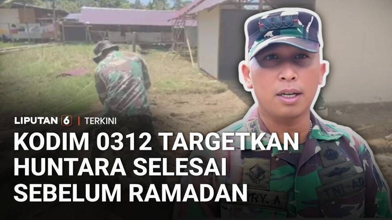 Percepat Pembangunan Huntara & Huntap, Kodim 0312 Padang Targetkan ...