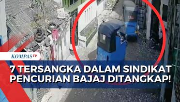 Berbekal Rekaman CCTV, Polisi Tangkap 7 Tersangka Sindikat Pencurian Bajaj di Jakarta Barat!