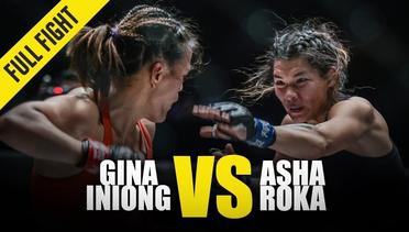 Gina Iniong vs. Asha Roka - ONE Full Fight - January 2020