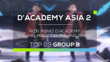 Rizki Ridho D'Academy - Pulang Malu Tak Pulang Rindu (D'Academy Asia 2)