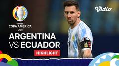 Highlight | Argentina 3 vs 0 Ecuador | Copa America 2021