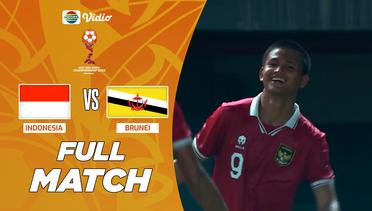 Full Match: Indonesia vs Brunei Darussalam | AFF U 19 Championship 2022