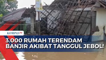 Debit Air dan Curah Hujan Tinggi Buat Tanggul Jebol, 3.000 Rumah Warga Terendam Banjir!