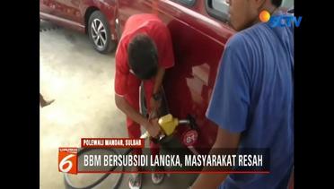 BBM Bersubsidi Langka di Sulawesi Barat, Sopir Angkot Bingung - Liputan 6 Terkini
