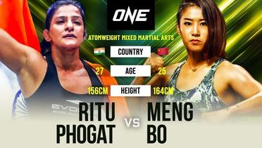 Ritu Phogat vs. Meng Bo | Full Fight Replay