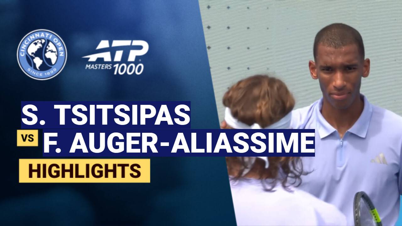 Stefanos Tsitsipas vs Felix Auger-Aliassime - Round 2 (Grandstand) | ATP 1000: Cincinnati Open 2026