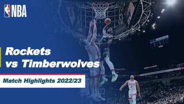 Match Highlights | Houston Rockets vs Minnesota Timberwolves | NBA Regular Season 2022/23