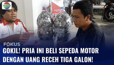 Heboh! Pedagang Plastik di Semarang Beli Motor dengan Uang Receh Sebanyak 3 Galon | Fokus