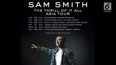 Sam Smith Gelar Tur Asia, Mampir ke Indonesia?