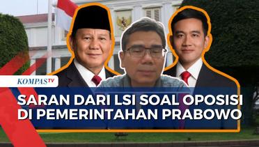 Soal Sindiran Prabowo, LSI: Di Dalam dan Luar Pemerintahan Juga Kerja Sama