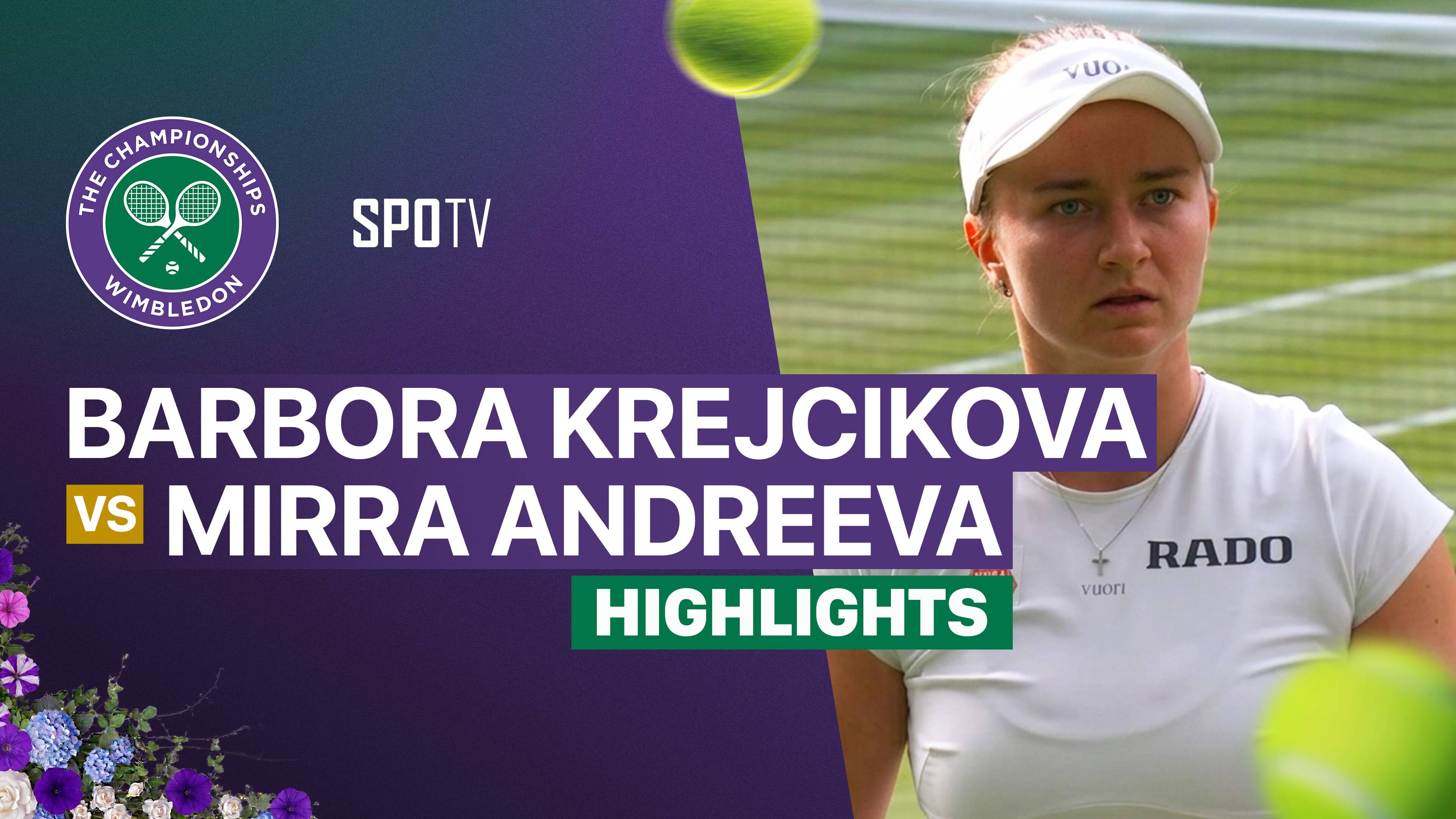 Barbora Krejcikova vs Mirra Andreeva - Ladies' Singles Second Round | Wimbledon 2026