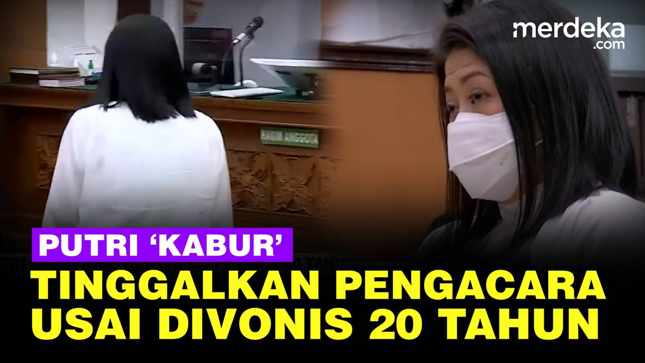 Putri Candrawathi Kabur Keluar Sidang Usai Divonis Hakim 20 Tahun Penjara Merdeka Vidio 