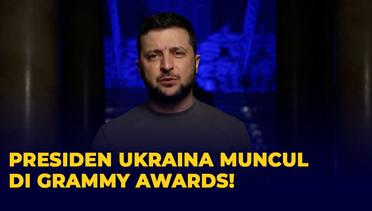 Presiden Ukraina Zelenskyy Muncul Di Grammy Awards, Ada Apa?
