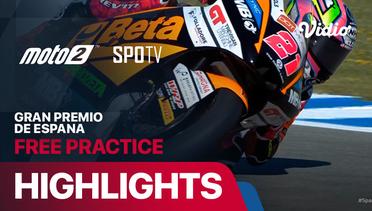 MotoGP 2024 Round 4 - Gran Premio de Espana Moto2: Free Practice - Highlights | MotoGP 2024
