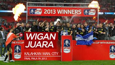 Flashback Piala FA, Wigan Athletic Juara Setelah Menang Dramatis atas Manchester City