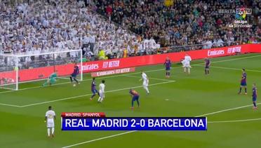 Menang El Clasico, Real Madrid Geser Barcelona dari Puncak La Liga