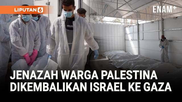 Israel Kembalikan 30 Jenazah Warga Palestina ke Gaza | Liputan6