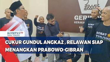 Cukur Gundul Angka 2, Relawan Siap Menangkan Prabowo-Gibran