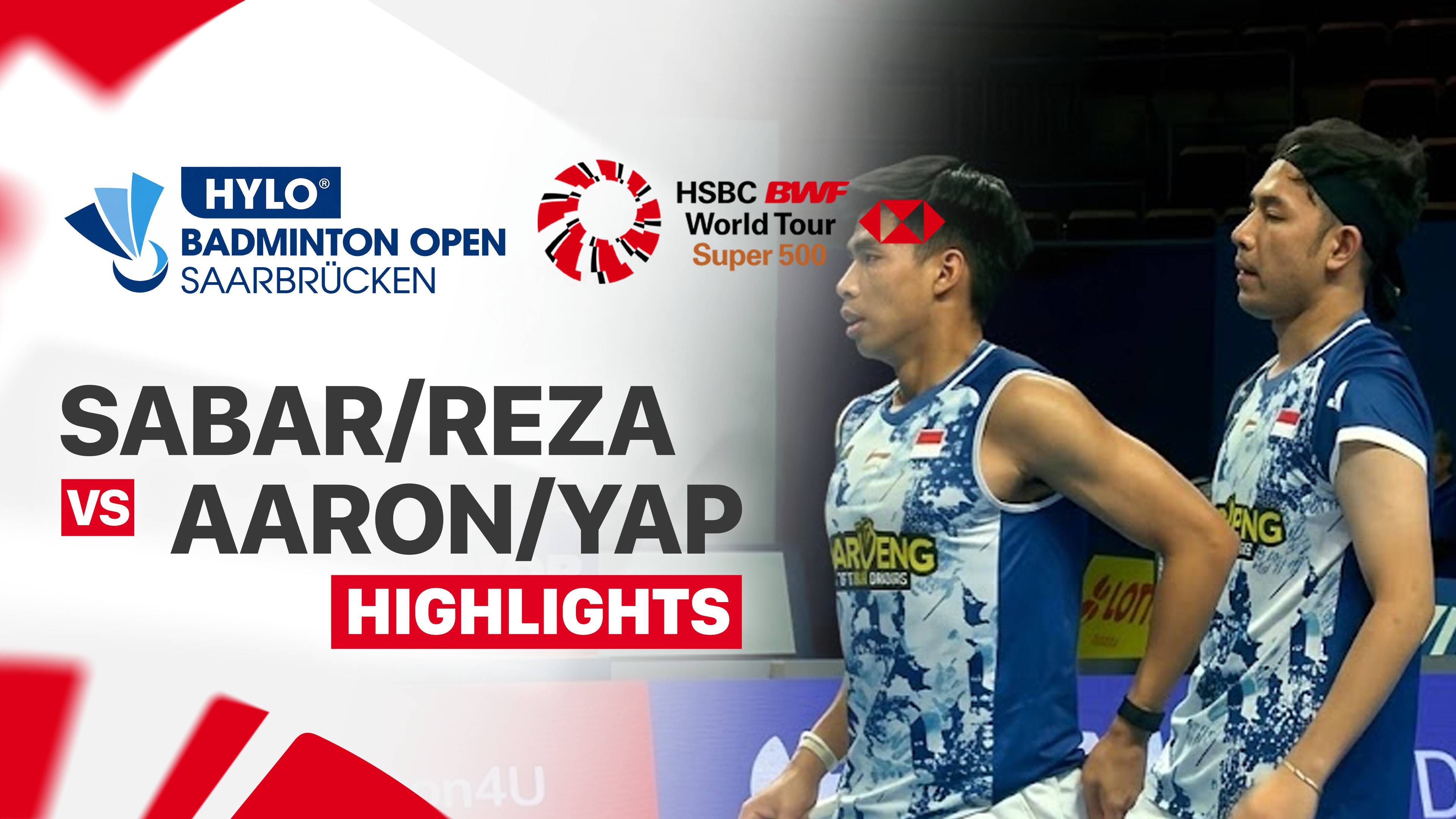 Sabar Karyaman Gutama/Moh Reza Pahlevi Isfahani (INA) vs Aaron Tai/Yap Roy King (MAS) - Men's Doubles Round of 16 | HYLO Open 2026