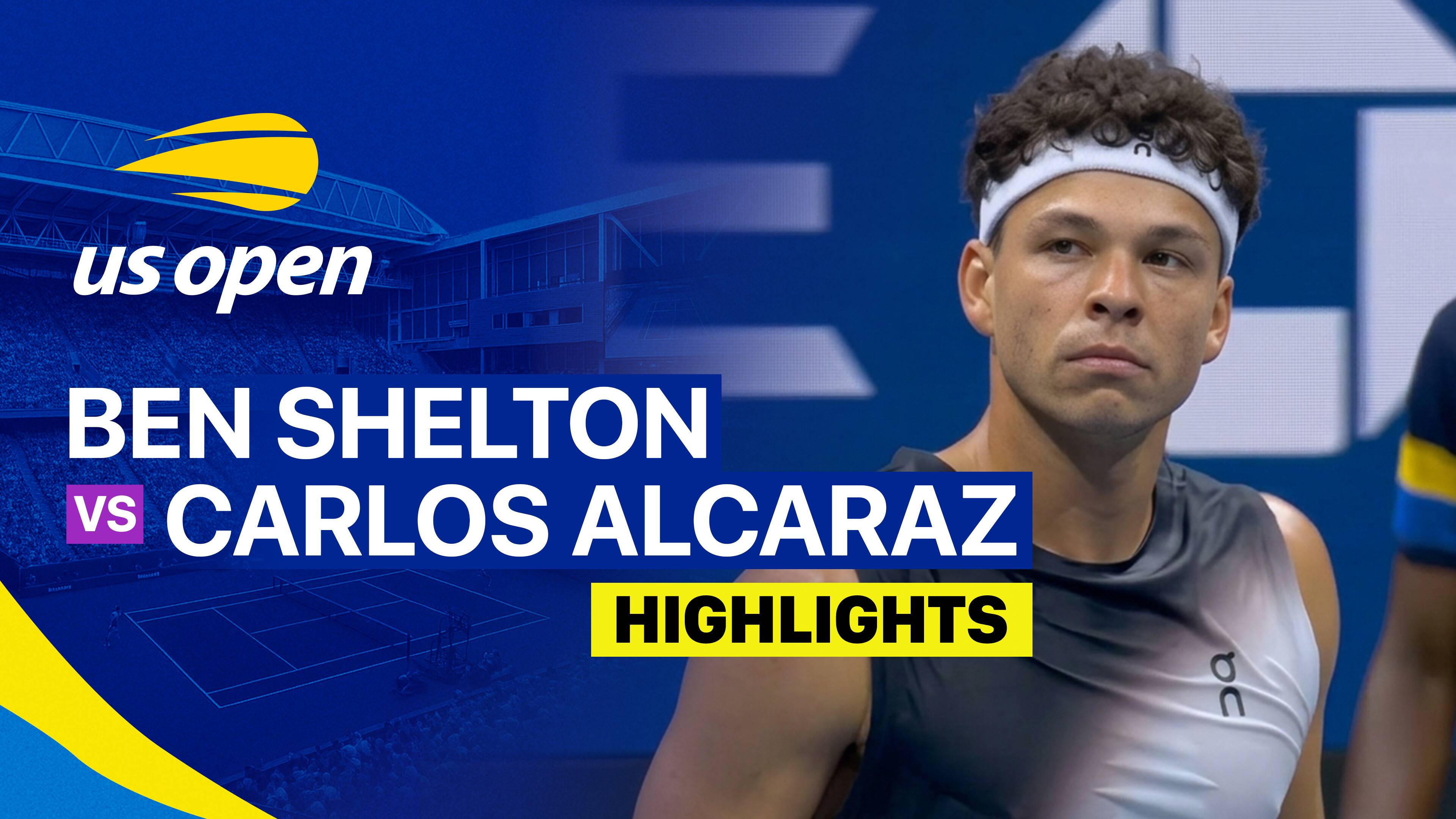 Ben Shelton vs Carlos Alcaraz - Men's Singles Quarterfinals | US Open Tennis Championships 2026
