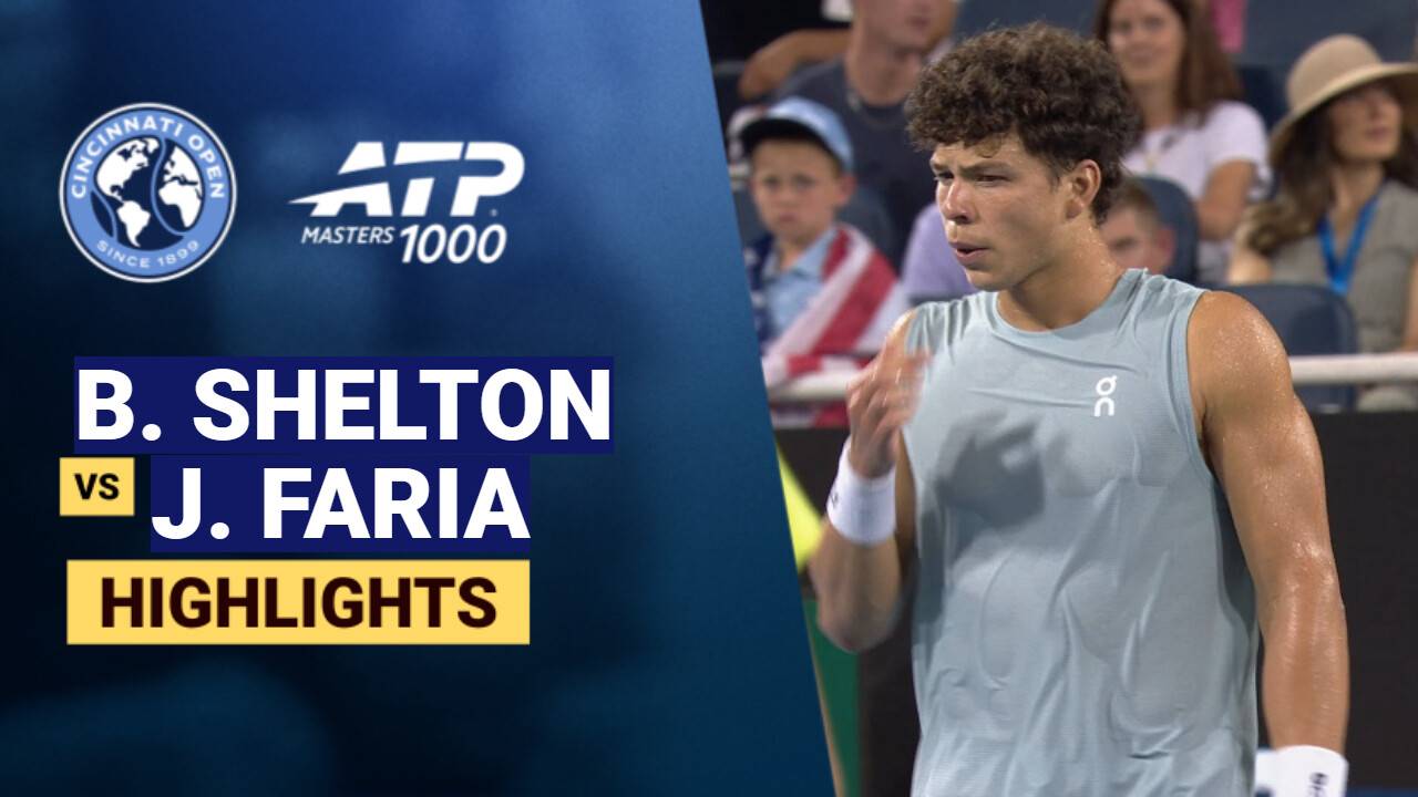 Ben Shelton vs Jaime Faria - Round 2 (P&G Stadium Court) | ATP 1000: Cincinnati Open 2026