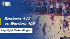 NBA I Cuplikan Pertandingan Rockets 112 vs  Warriors 108