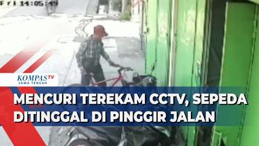 Aksi Pencurian Sepeda Terekam CCTV, Sepeda Ditinggal di Pinggir Jalan