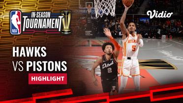 Atlanta Hawks vs Detroit Pistons - Highlights | NBA In Season 2023/24