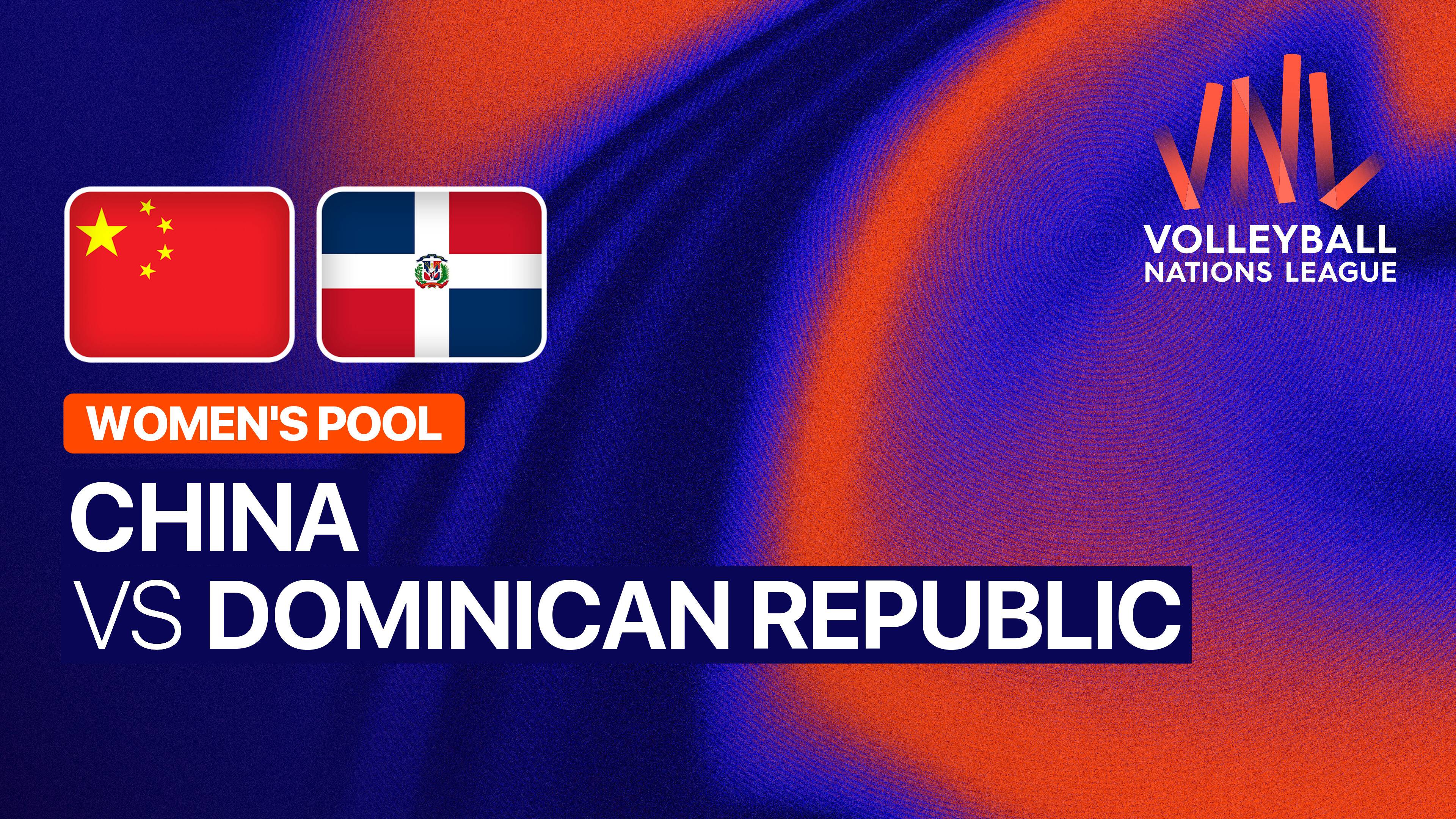 China vs Dominican Republic