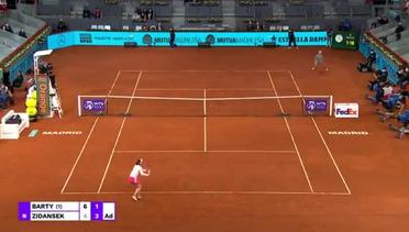 Match Highlights | Ashleigh Barty 2 vs 1 Tamara Zidansek | WTA Mutua Madrid Open 2021