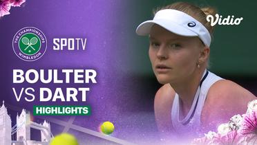 K. Boulter (GBR) vs H. Dart (GBR) - Highlights | Wimbledon 2024 - Ladies Singles