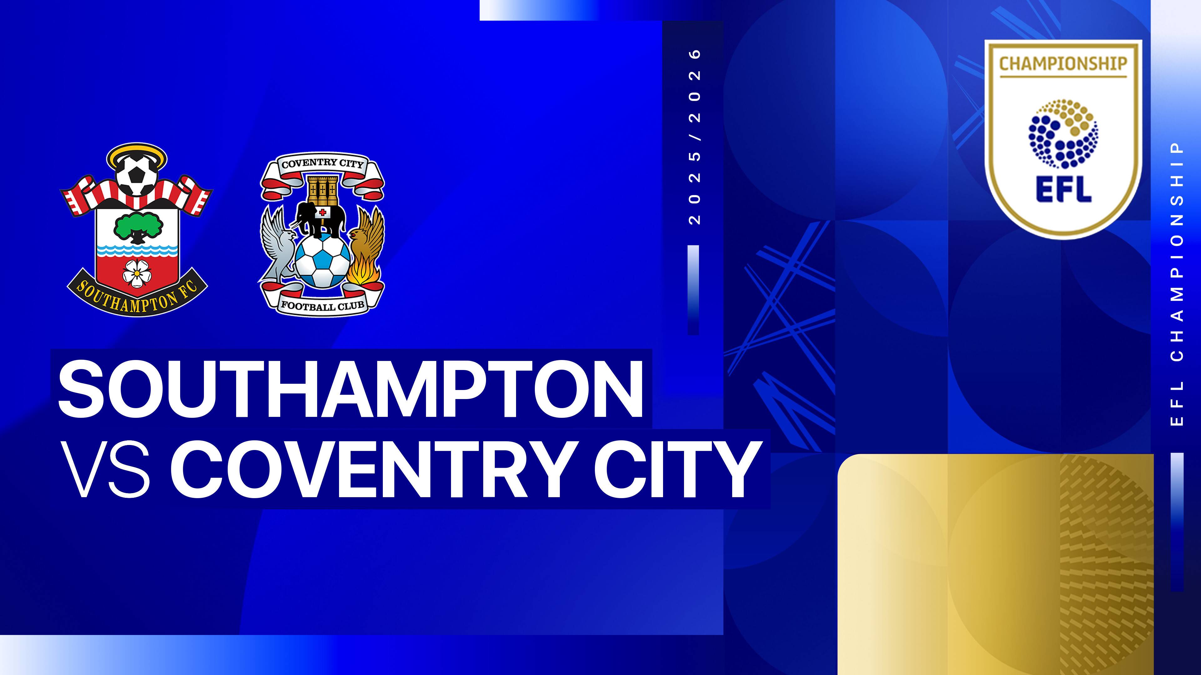 Southampton vs Coventry City FC