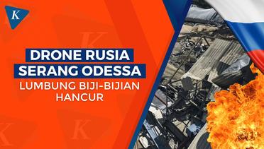 Rusia Serang Fasilitas Ekspor Biji-bijian di Pelabuhan Odessa