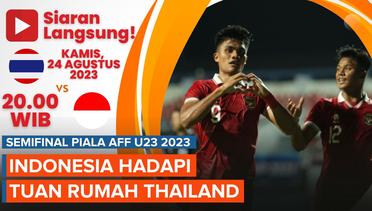 Jadwal Siaran Langsung Timnas U23 Indonesia Vs Thailand, Tiket Menuju Final